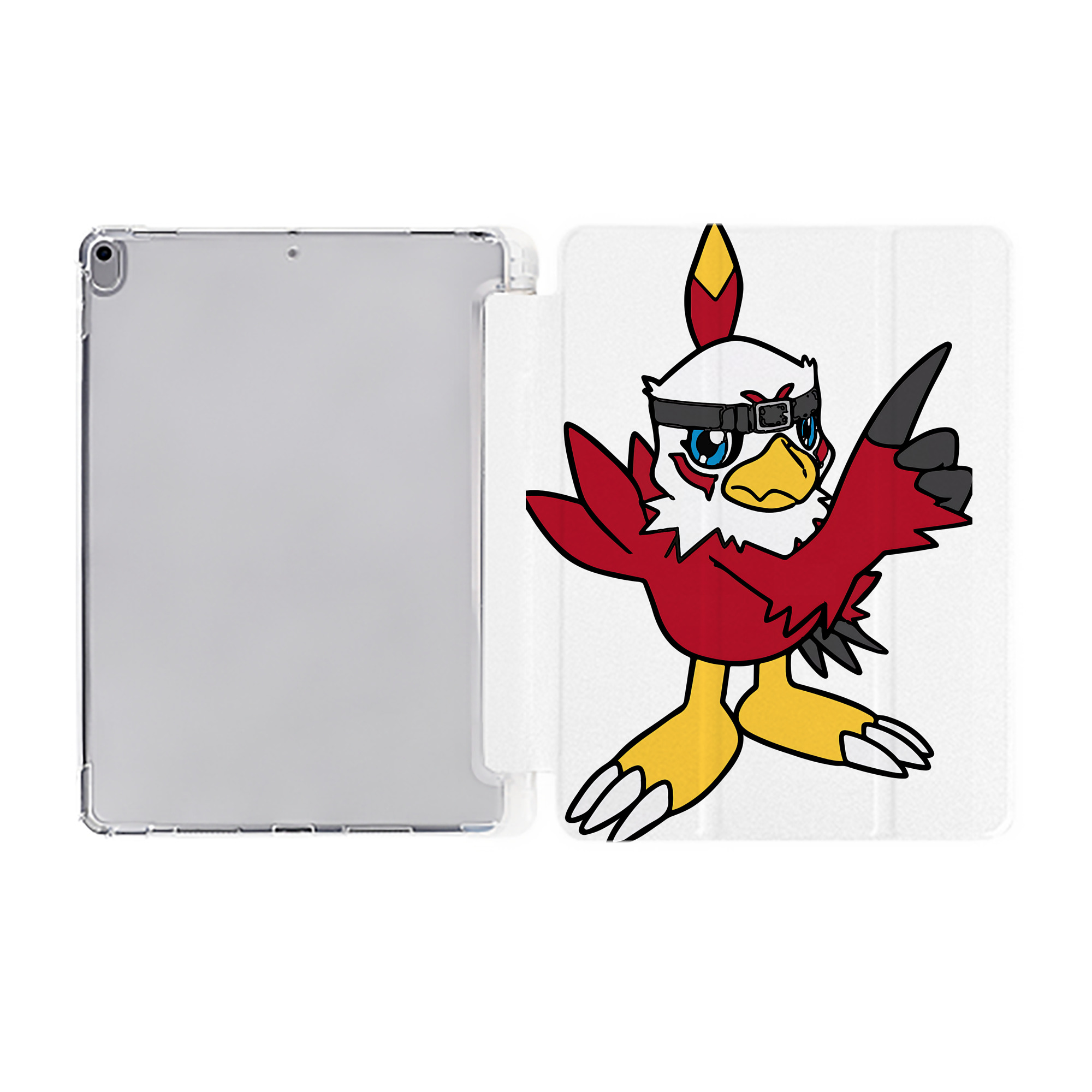 （画像用） Digimon デジタルモンスター/デジモン IPad ケース ペン収納付き 三つ折りスタンド PUレザー×シリコン 対応機種9.5/10.5/10.9インチ